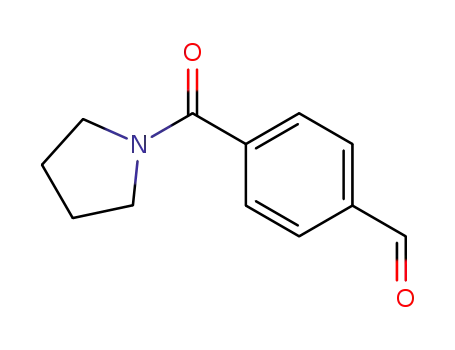 Molecular Structure of 80020-05-9 (4-(PYRROLIDINE-1-CARBONYL)-BENZALDEHYDE)