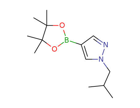 1-(2-methylpropyl)-4-(tetramethyl-1,3,2-dioxaborolan-2-yl)-1H-pyrazole
