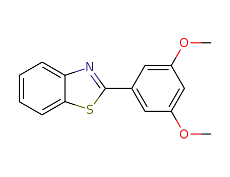 Molecular Structure of 156215-41-7 (2-(3,4-Dimethoxy-phenyl)-benzothiazole)