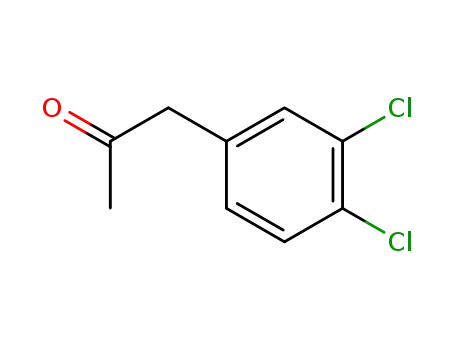 Molecular Structure of 6097-32-1 (3,4-Dichlorophenylacetone)