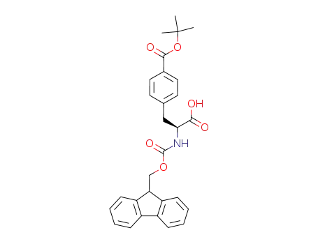 Molecular Structure of 183070-44-2 (FMOC-P-CARBOXY-PHE(OTBU)-OH)