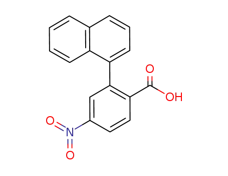 Molecular Structure of 180977-37-1 (4-nitro-2-(1-naphthyl)benzoic acid)