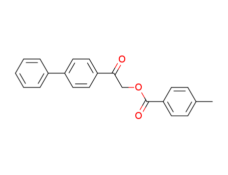 Benzoic acid,4-methyl-, 2-[1,1'-biphenyl]-4-yl-2-oxoethyl ester cas  4347-74-4