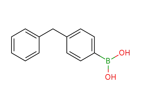 Molecular Structure of 56311-13-8 (BORONIC ACID, [4-(PHENYLMETHYL)PHENYL]-)