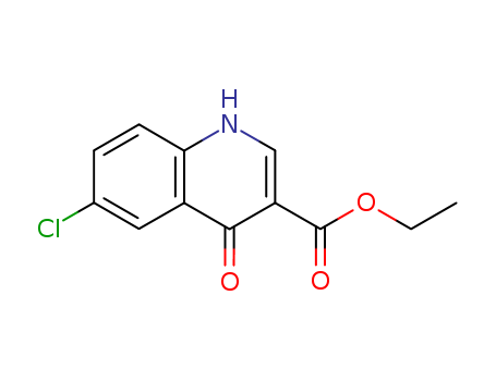 6-Chloro-1,4-dihydro-4-oxo-3-quinolinecarboxylic acid ethyl ester