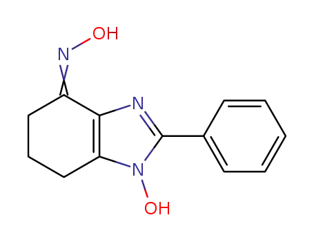 Molecular Structure of 175136-52-4 (1-HYDROXY-2-PHENYL-4,5,6,7-TETRAHYDRO-1H-BENZO[D]IMIDAZOL-4-ONE OXIME)