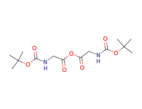 Molecular Structure of 51499-90-2 (Glycine, N-[(1,1-dimethylethoxy)carbonyl]-, anhydride)