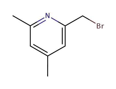 Molecular Structure of 79313-01-2 (Pyridine, 2-(bromomethyl)-4,6-dimethyl- (9CI))