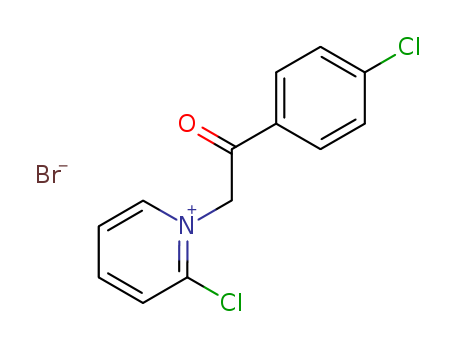 Pyridinium,2-chloro-1-[2-(4-chlorophenyl)-2-oxoethyl]-, bromide (1:1) cas  7401-14-1