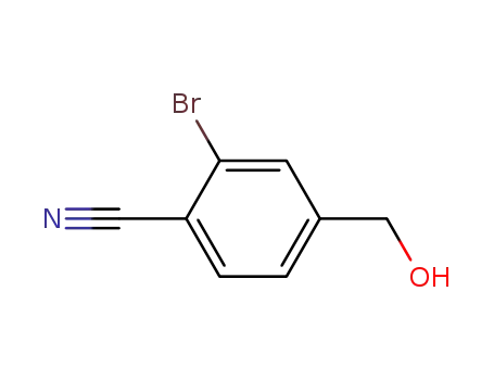 Molecular Structure of 90110-97-7 (3-Bromo-4-cyanobenzyl alcohol)