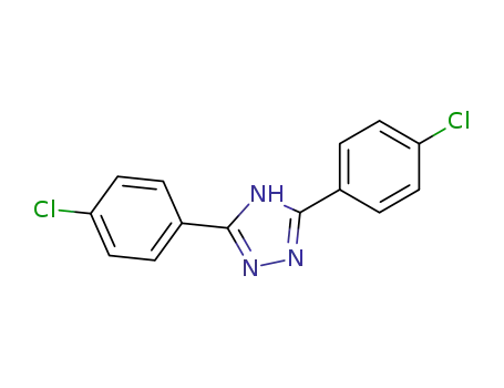 Molecular Structure of 56413-64-0 (1H-1,2,4-Triazole, 3,5-bis(4-chlorophenyl)-)