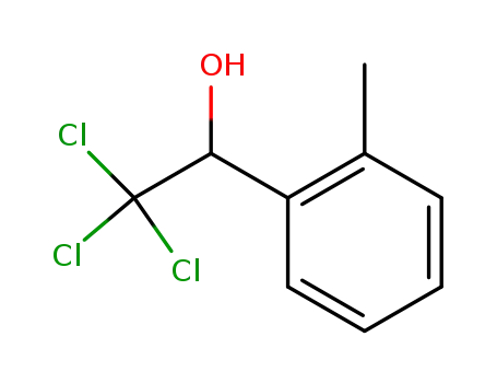 Molecular Structure of 17936-74-2 (BenzeneMethanol, 2-Methyl-.alpha.-(trichloroMethyl)-)