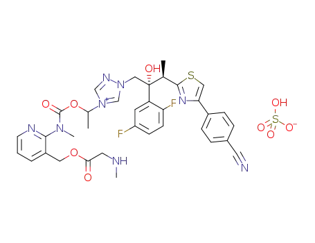 Molecular Structure of 946075-13-4 (Isavuconazonium sulfate)