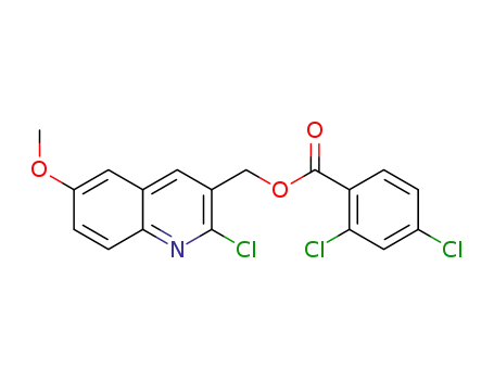 (2-chloro-6-methoxyquinolin-3-yl)methyl 2,4-dichlorobenzoate