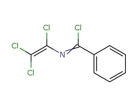 Molecular Structure of 54735-74-9 (Benzenecarboximidoyl chloride, N-(trichloroethenyl)-)