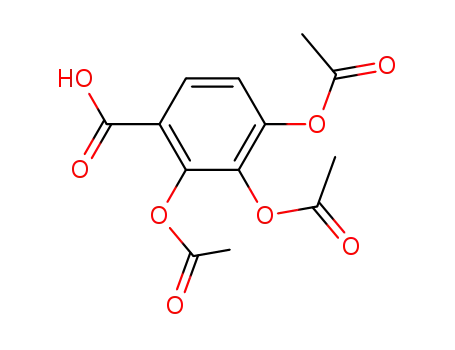 Molecular Structure of 855291-88-2 (triacetylgallic acid)