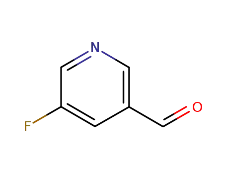 Molecular Structure of 39891-04-8 (3-FLUORO-5-FORMYLPYRIDINE)