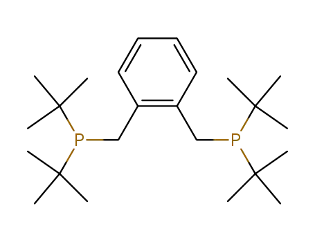 Molecular Structure of 121954-50-5 (1,2-BIS(DI-TERT-BUTYLPHOSPHINOMETHYL)BENZENE)