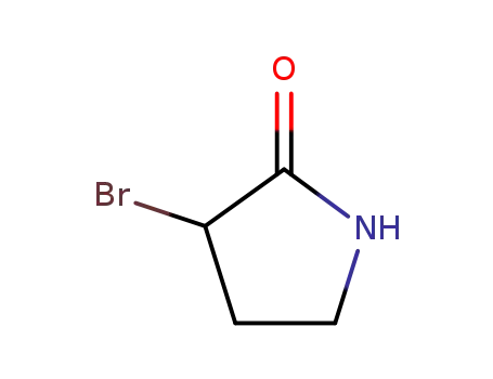 Molecular Structure of 40557-20-8 (3-bromopyrrolidin-2-one)
