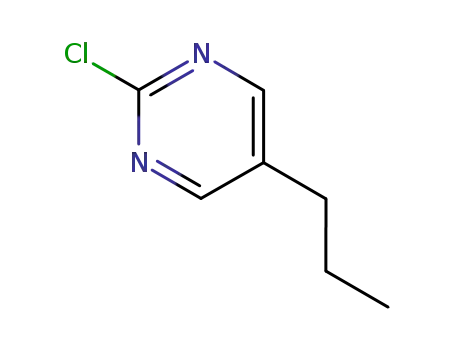 Molecular Structure of 219555-98-3 (2-Chloro-5-propylpyrimidine)