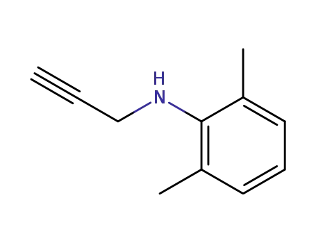 Molecular Structure of 74248-48-9 (2,6-dimethyl-N-(prop-2-yn-1-yl)aniline)