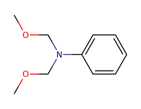 Molecular Structure of 13657-44-8 (N,N-bis(methoxymethyl)-N-phenylamine)