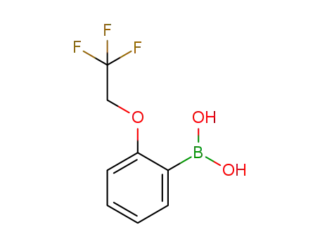 Molecular Structure of 957060-90-1 (2-(2,2,2-Trifluoroethoxy)phenylboronic acid)