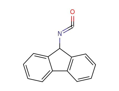 Molecular Structure of 131056-82-1 (9H-FLUOREN-9-YL ISOCYANATE  95)