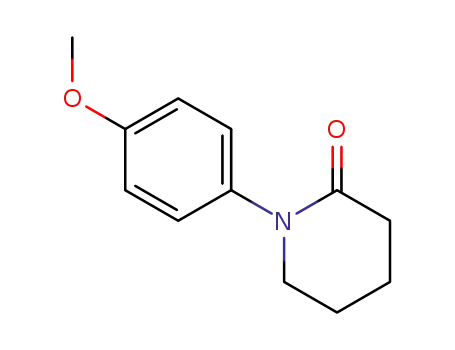 Molecular Structure of 206753-46-0 (1-(4-METHOXY-PHENYL)-PIPERIDIN-2-ONE)