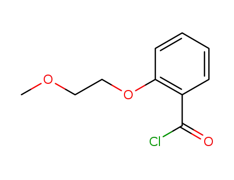 Molecular Structure of 80144-02-1 (Benzoyl chloride, 2-(2-methoxyethoxy)- (9CI))
