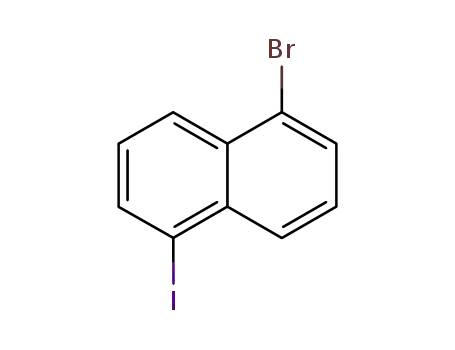 Molecular Structure of 77332-64-0 (1-Bromo-5-iodonaphthalene)