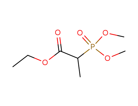 Molecular Structure of 80673-78-5 (ethyl 2-(dimethoxyphosphoryl)propanoate)