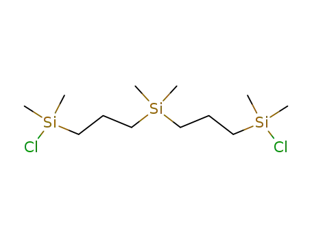Molecular Structure of 55392-19-3 (1-(Chloro-dimethyl-silanyl)-3-{[3-(chloro-dimethyl-silanyl)-propyl]-dimethyl-silanyl}-propane)