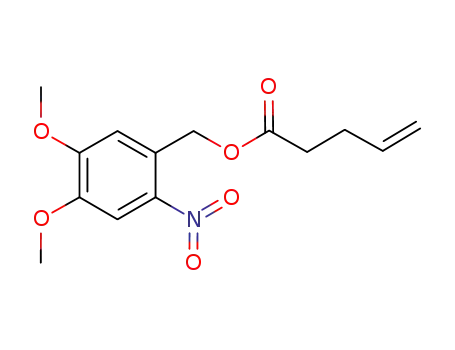 Molecular Structure of 609355-48-8 (4-pentenoic acid 4,5-dimethoxy-2-nitrobenzyl)
