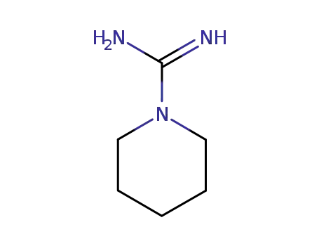 Molecular Structure of 4705-39-9 (PIPERIDINE-1-CARBOXAMIDINE)
