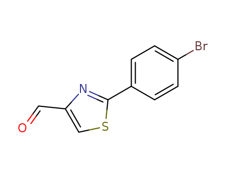 4-Thiazolecarboxaldehyde,2-(4-bromophenyl)- cas  21166-30-3