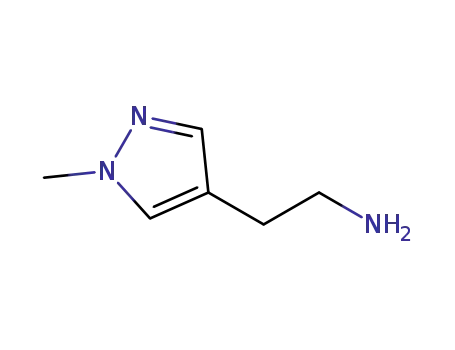 Molecular Structure of 796845-58-4 (2-(1-methyl-1H-pyrazol-4-yl)ethan-1-amine)