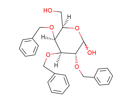 Molecular Structure of 2771-55-3 (2,3,4-tri-O-benzyl-D-galactopyranoside)