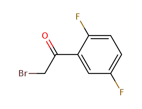 Molecular Structure of 258513-41-6 (2,5-DIFLUOROPHENACYL BROMIDE)