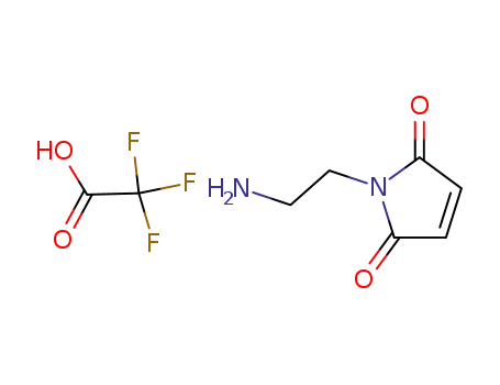 Molecular Structure of 146474-00-2 (N-(2-Aminoethyl)maleimide trifluoroaceta)
