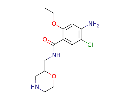 4-아미노-5-클로로-2-에톡시-N-((2-모르폴리닐)메틸)벤즈아미드