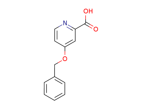 Molecular Structure of 100727-49-9 (2-Pyridinecarboxylic acid, 4-(phenylmethoxy)-)