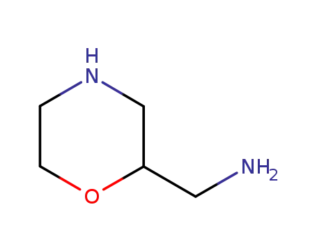 Molecular Structure of 116143-27-2 (Morpholin-2-yl-methylamine)