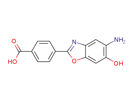 Molecular Structure of 133440-67-2 (4-(5-Amino-6-hydroxybenzoxazol-2-yl)benzoic acid homopolymer)