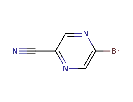 Molecular Structure of 221295-04-1 (5-BROMOPYRAZINE-2-CARBONITRILE)