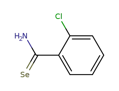 Molecular Structure of 156636-17-8 (2-chlorobenzoselenoamide)
