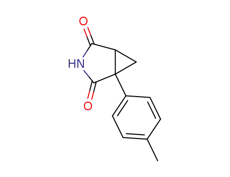 Molecular Structure of 66504-87-8 (3-Azabicyclo[3.1.0]hexane-2,4-dione, 1-(4-methylphenyl)-)