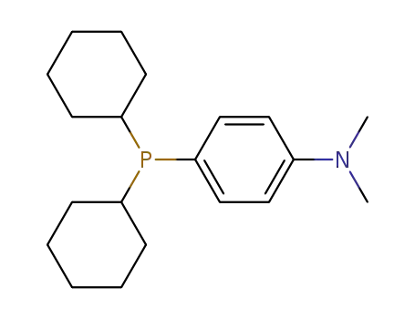 Molecular Structure of 40438-64-0 (Dicyclohexyl(4-(N,N-dimethylamino)phenyl)phosphine)