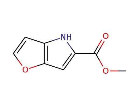 Molecular Structure of 77484-99-2 (METHYL 4H-FURO[3,2-B]PYRROLE-5-CARBOXYLATE)