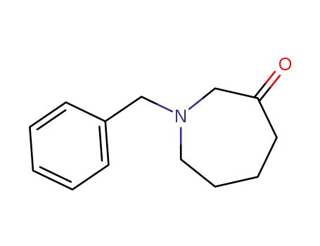 Molecular Structure of 146407-32-1 (1-BENZYL-3-OXOAZEPANE)